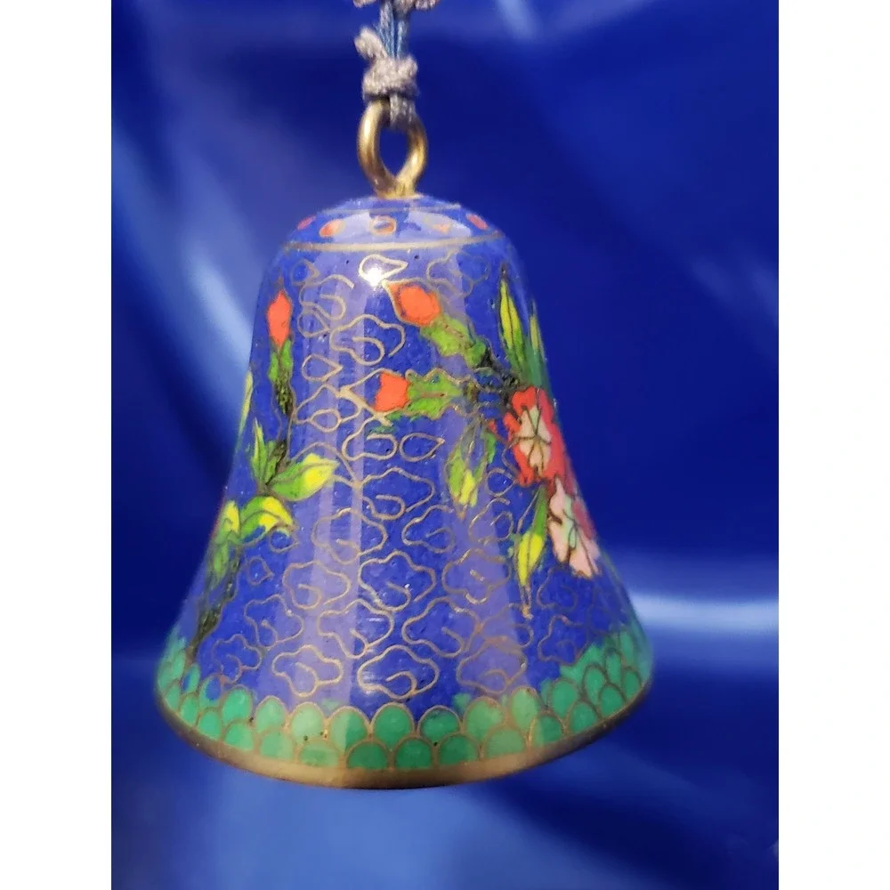 Vintage Cloisonne Hanging Bell